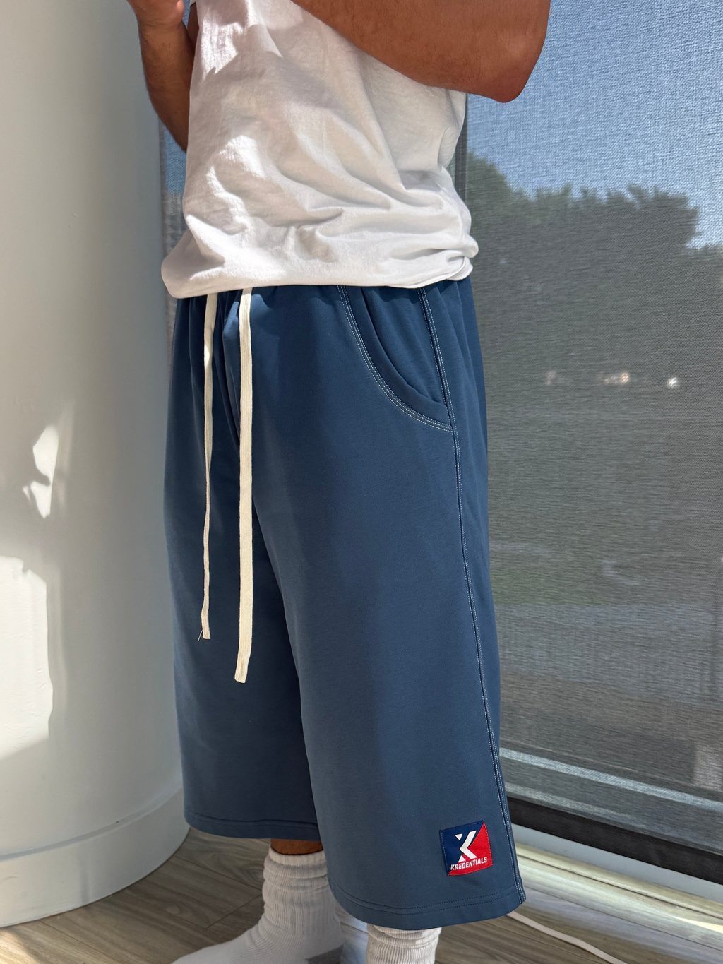 3 Quarter Shorts "Sky" Edition