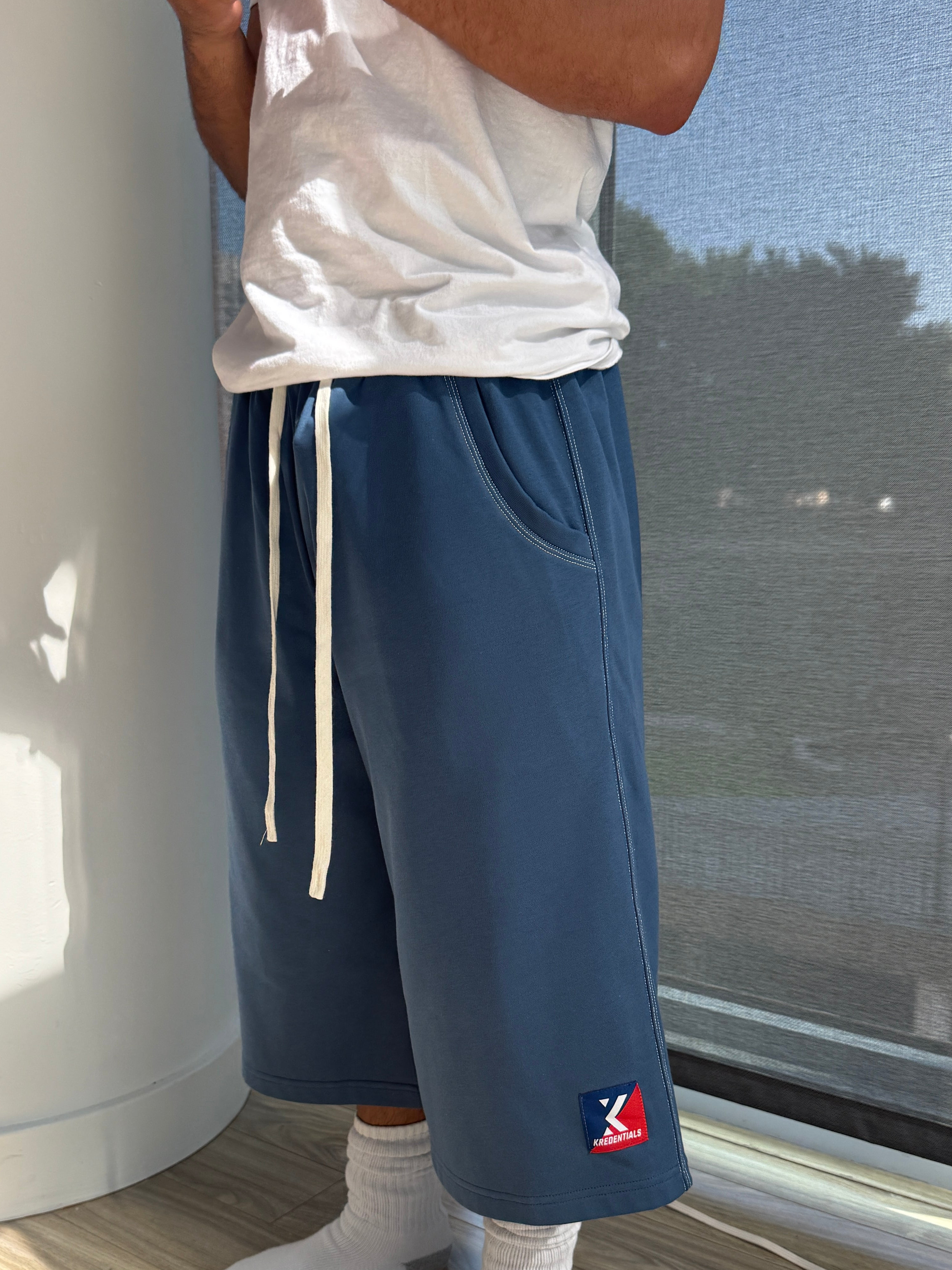 3 Quarter Shorts "Sky" Edition